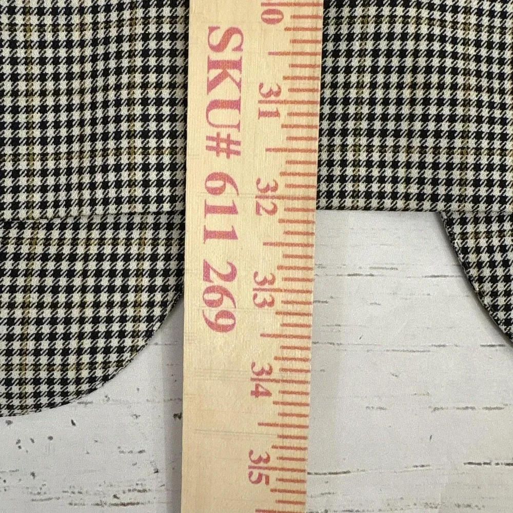 Maus Hoffman Blazer Sport Coat UNstructured Mens 44R Check Wool Silk Tweed Italy
